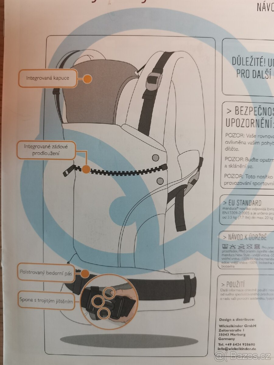 Dětské nosítko Manduca - 5