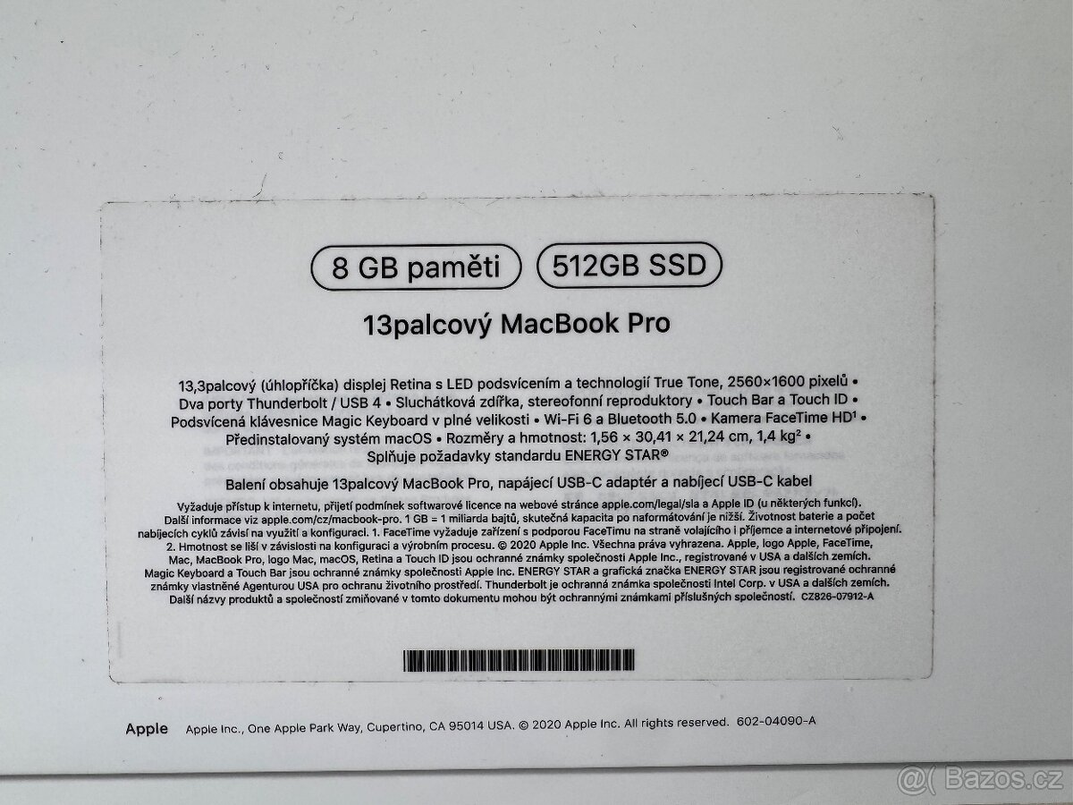 MacBook Pro M1 13”, 8GB, 512GB - 5