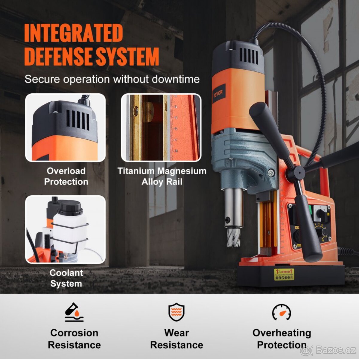 Magnetická vŕtačka VEVOR 1300W - 5