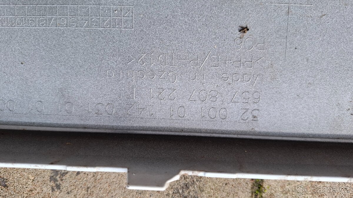 Škoda Scala facelift přední nárazník 657807221F - 5