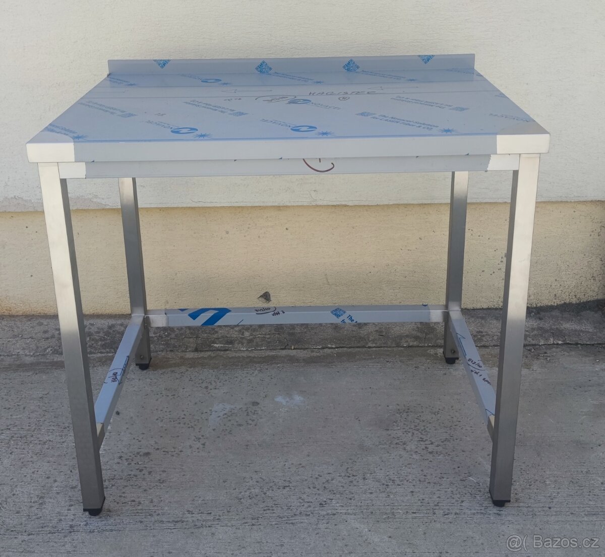 Přístěnný nerezový stůl, pracovní gastro stůl, nábytek kuchy - 5