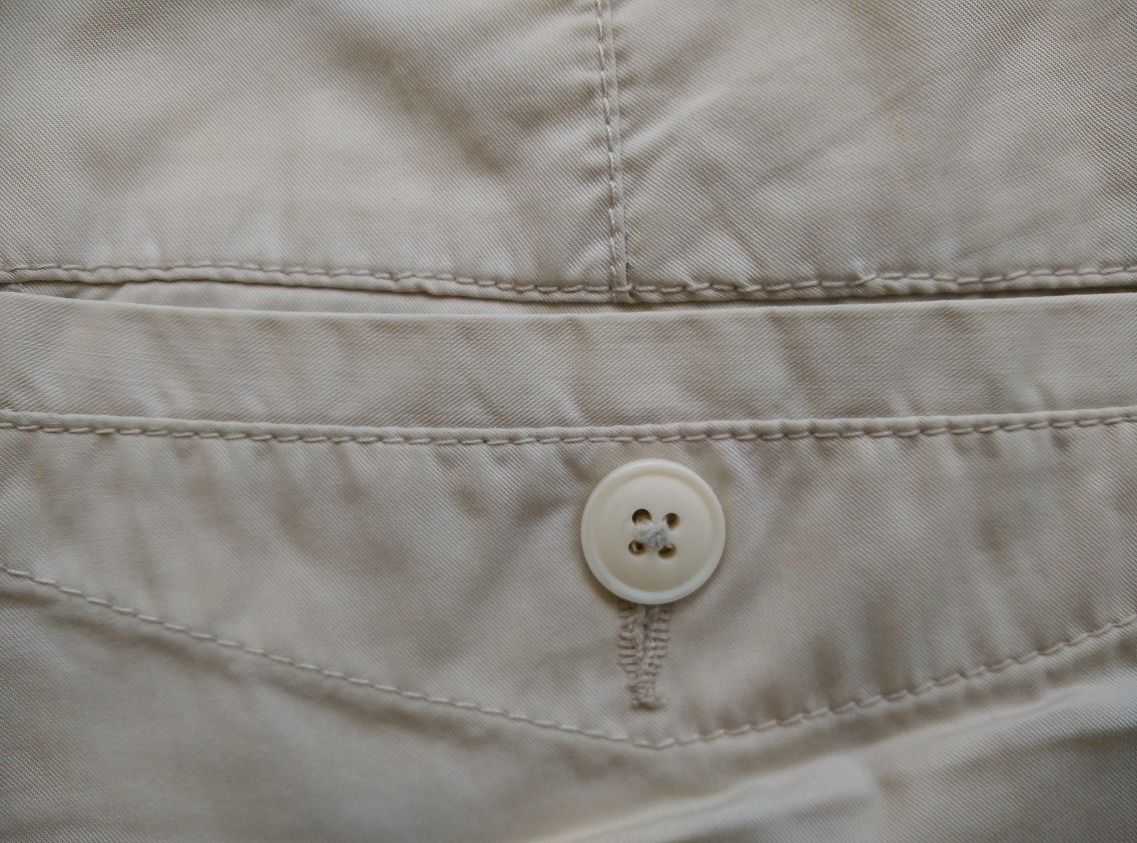 Pěkné H&M HM kraťasy, pánské vel L/XL 34/36 52/54 bílá barva - 5