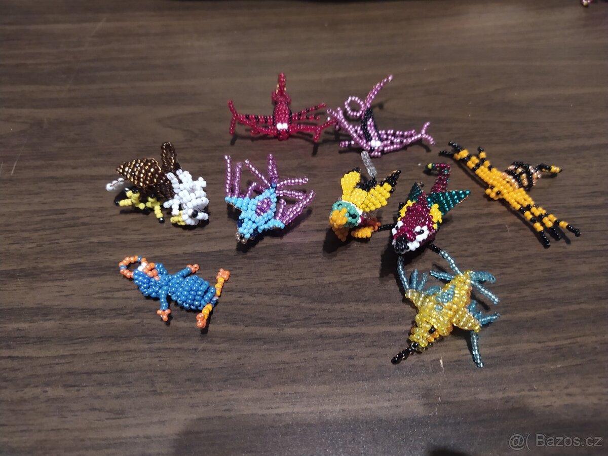 PRODÁM PŘÍVĚSKY PŘÁTELSTVÍ ZVÍŘÁTKA Z KORÁLKŮ A NÁUŠNICE - 5