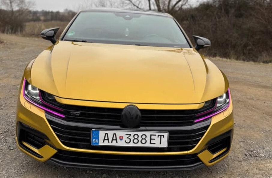 Logo znak VOLKSWAGEN cierne leskle / cervene - 5