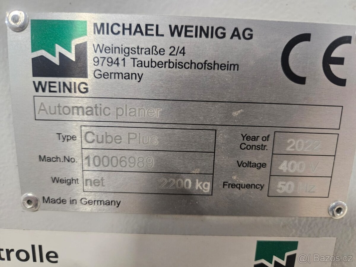 Čtyřstranná frézka Weinig. - 5