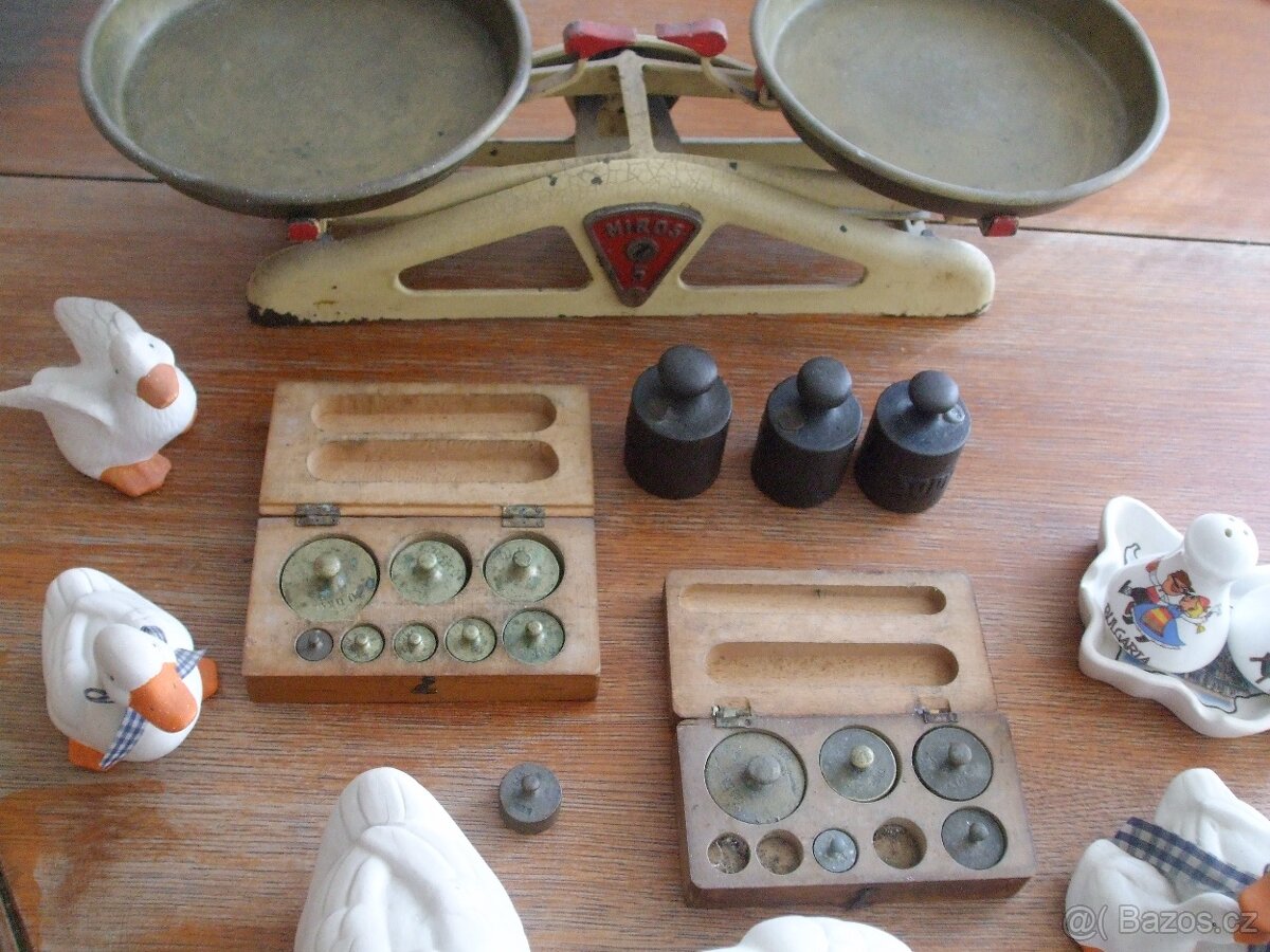 mosaz,váha závaží - 5