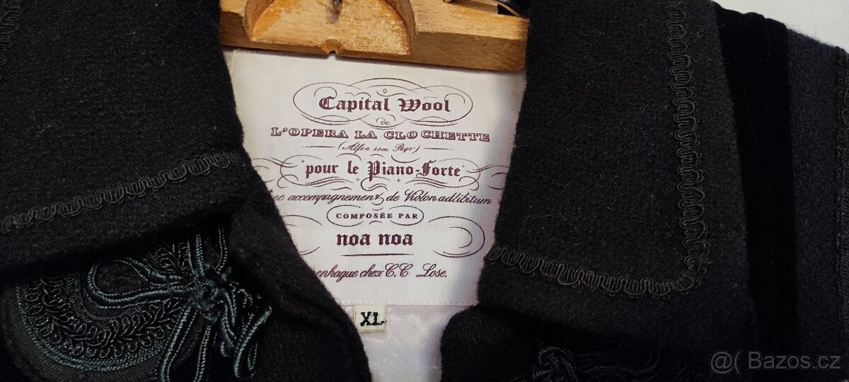 Vlněný kabát v retro stylu - 5