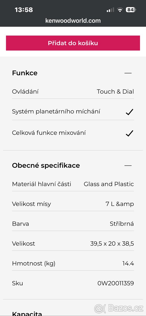 Kuchyňský robot Titanium Chef Patissier XL KWL90.004SI - 5