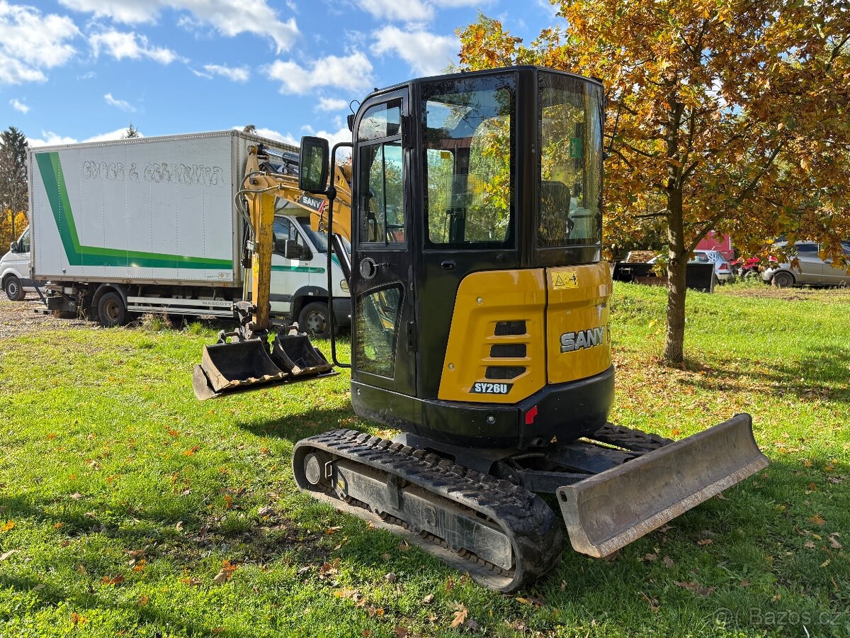 Sany sy26 Minibagr 2.8T + 3x lžíce - 5