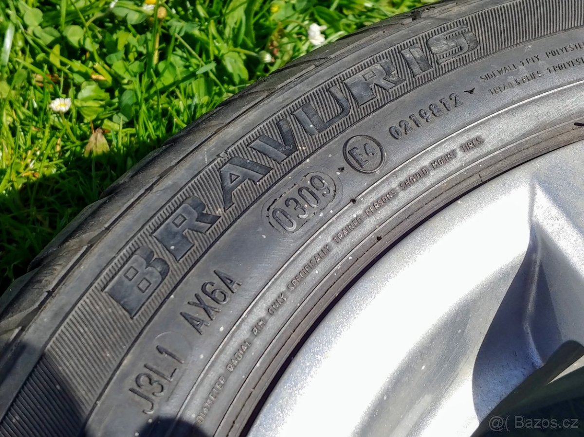 Alu Aluett 5x108 14" + pneu Barum 185/60-14H - 5