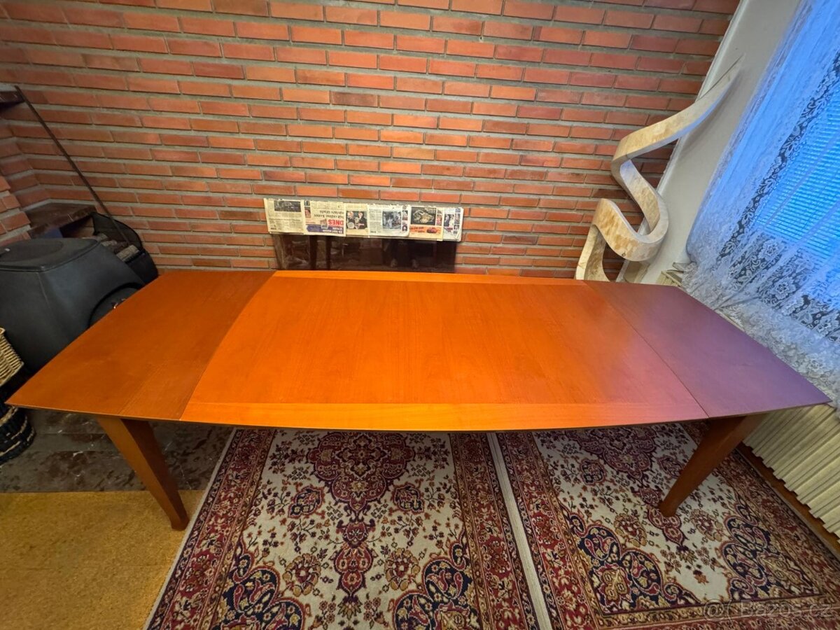 DESIGNOVÝ JÍDELNÍ STŮL ROZKLÁDACÍ - 5