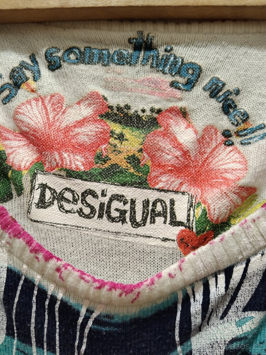 Desiguál dámský bavlněný svetr.Velikost M. - 5