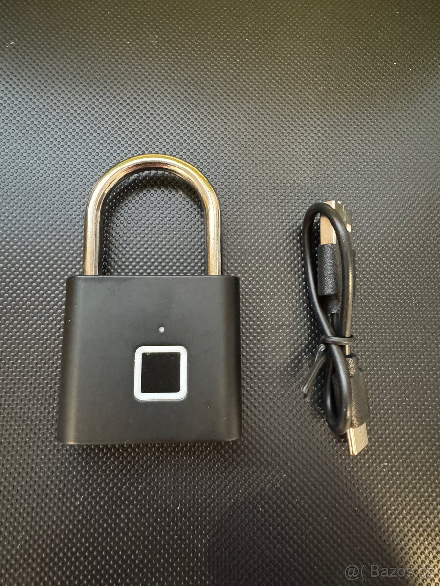 Chytrý visací zámek na otisk prstu nový - 5