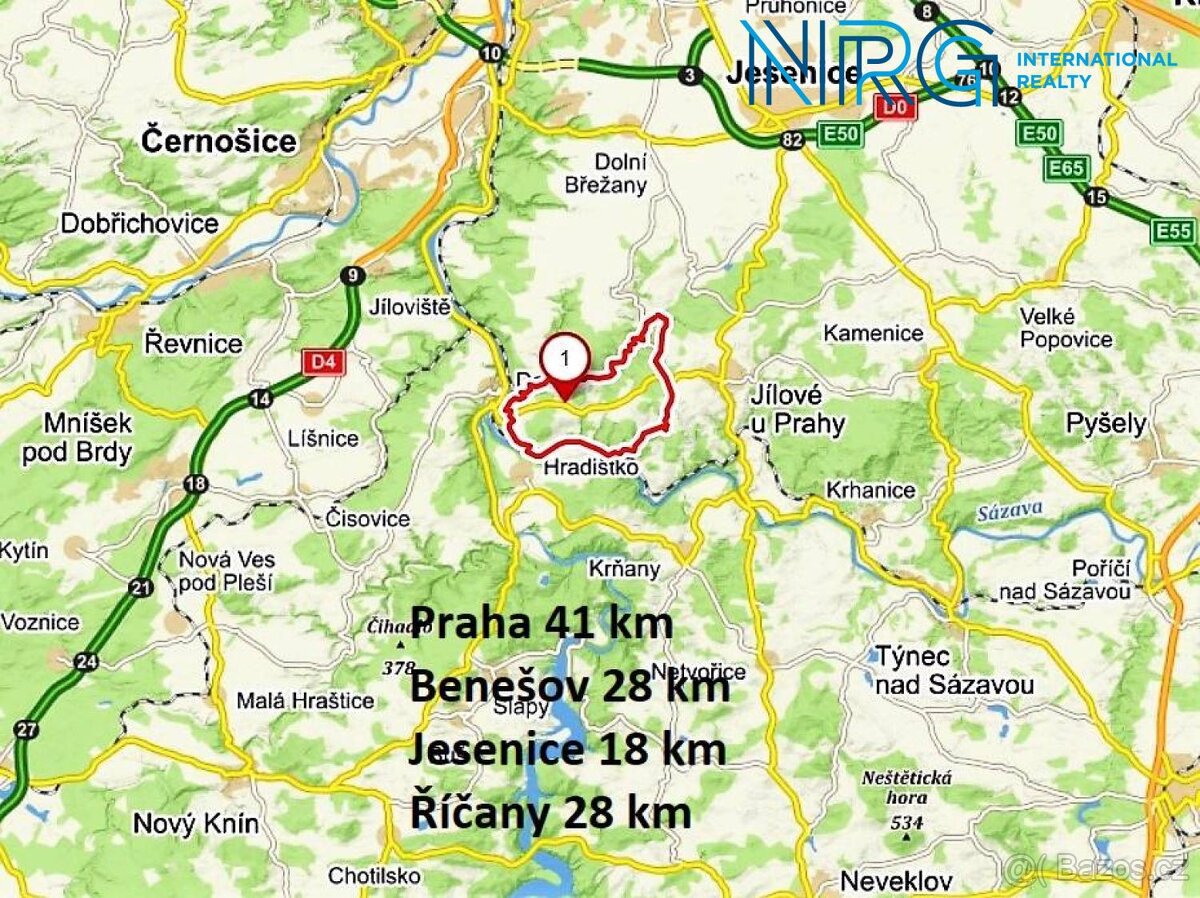 Prodej louky, 37593 m², Petrov u Prahy - 5