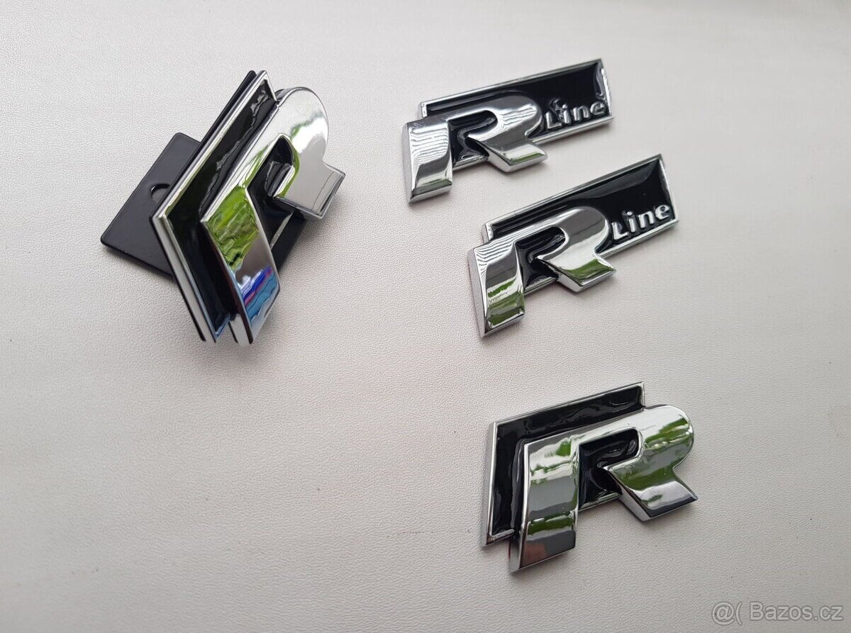 VW R-line napisy znaky loga - 5