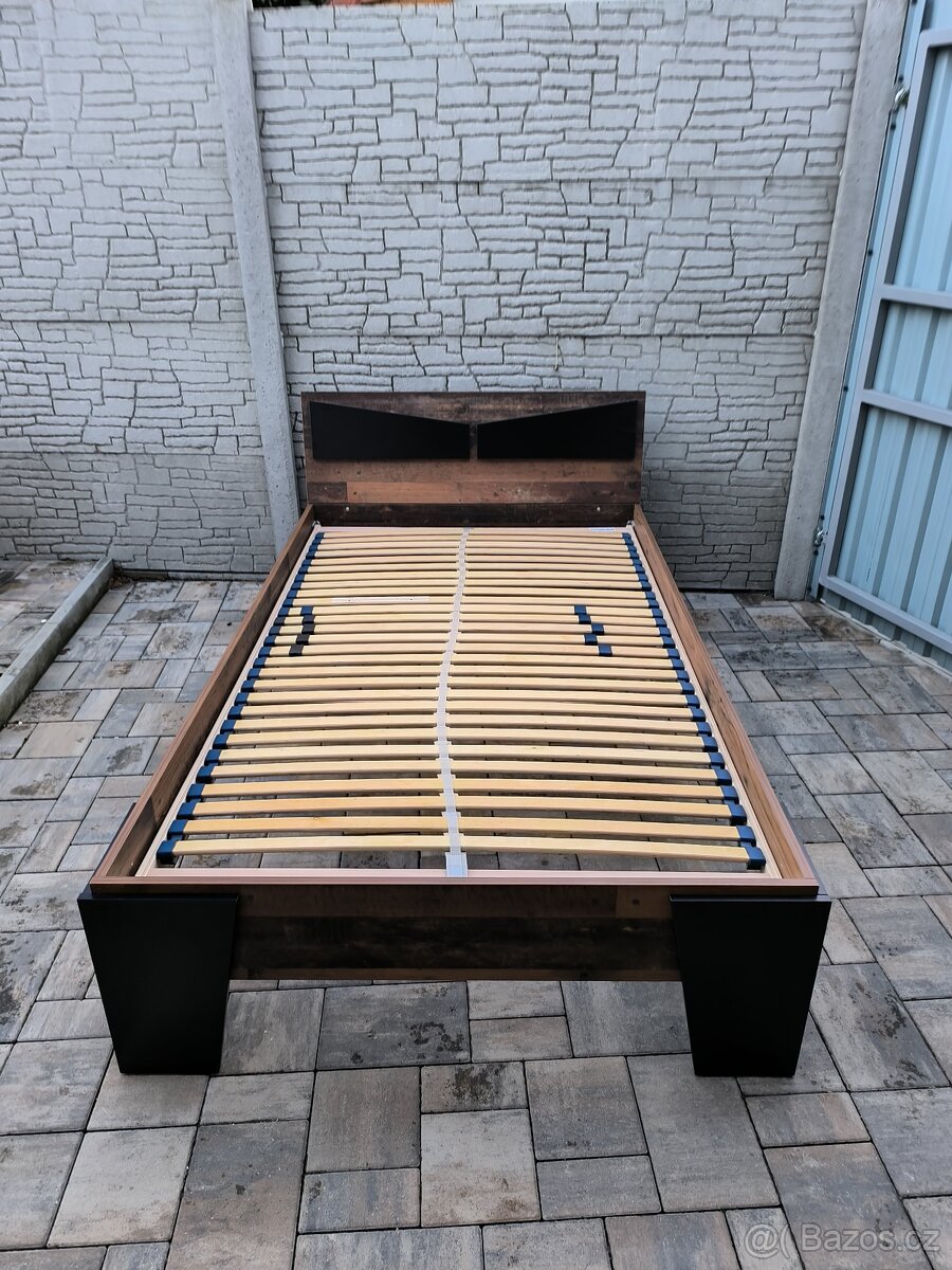 Prodám postel + Matrací 120cm x 200cm - 5
