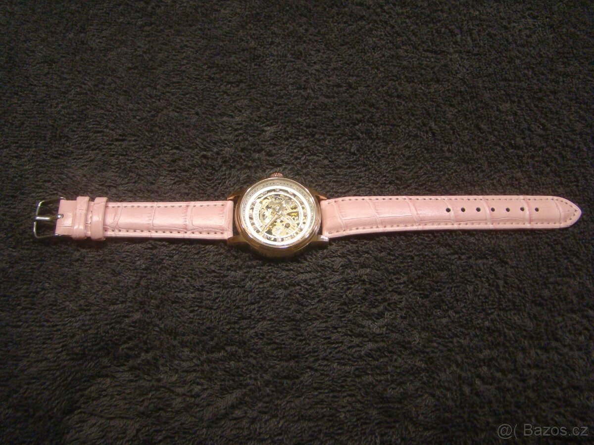 Dámské skeletové automatické hodinky - nové - 5