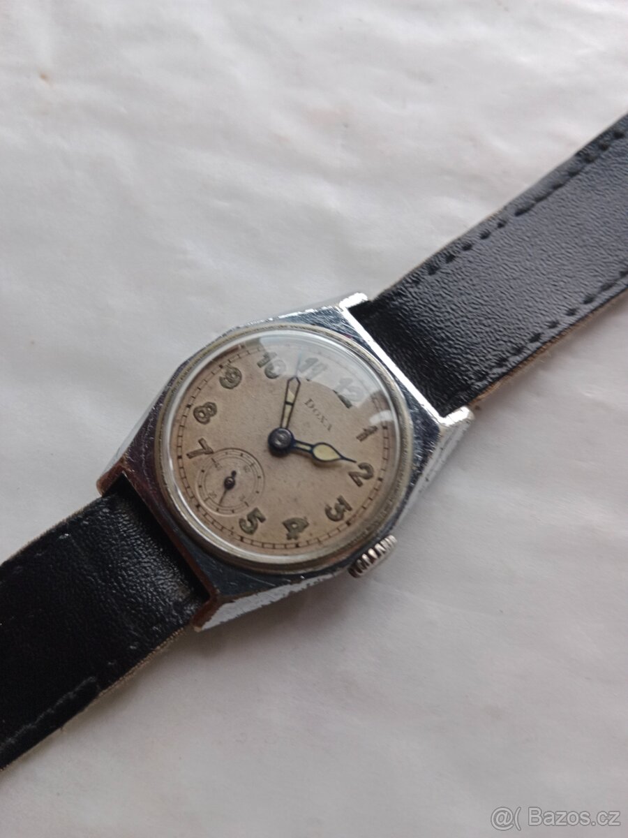 Staré funkční Swiss vojenské hodinky Doxa, - 5