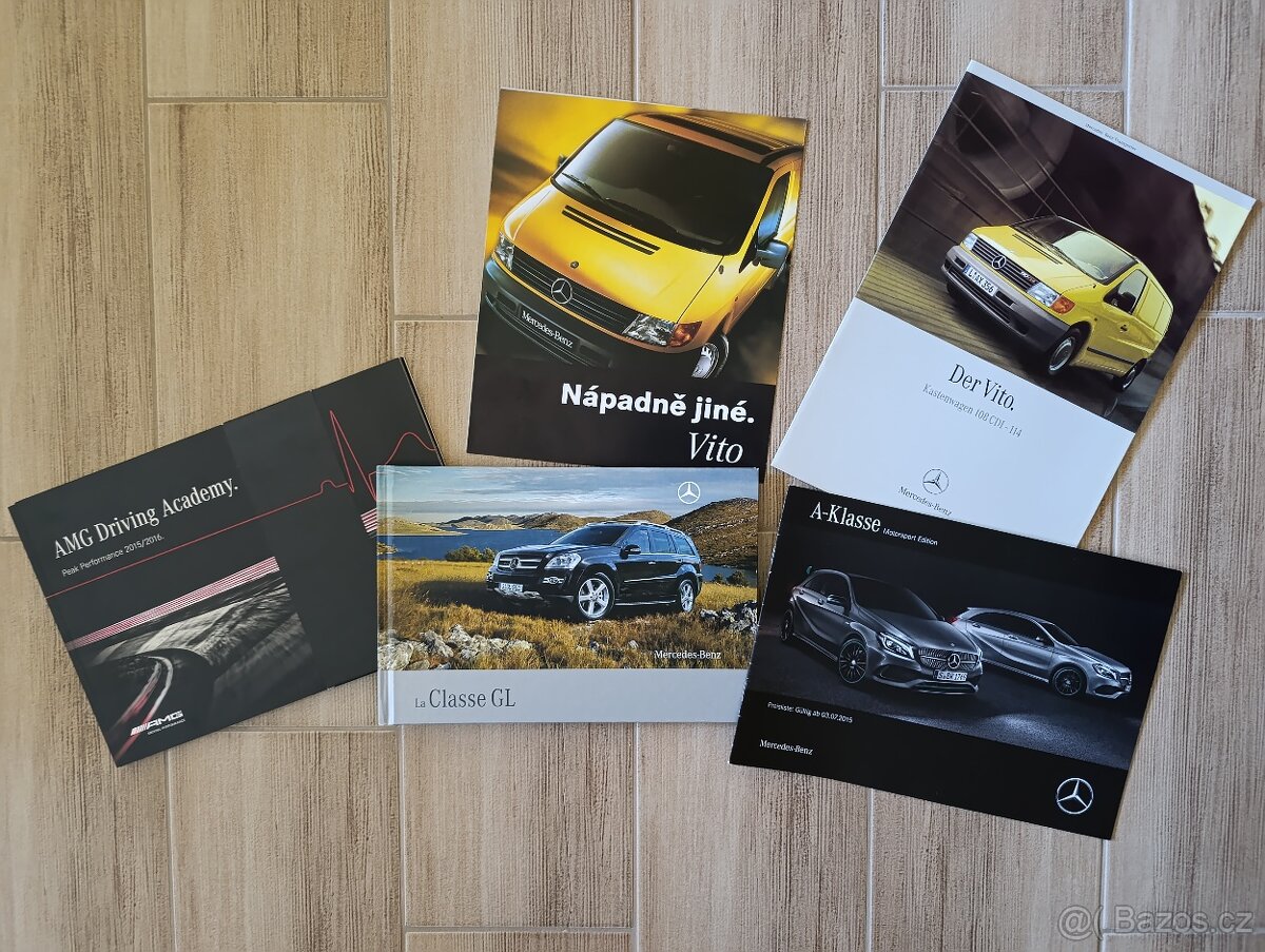 Prospekty Mercedes 60.-90. léta. - 5