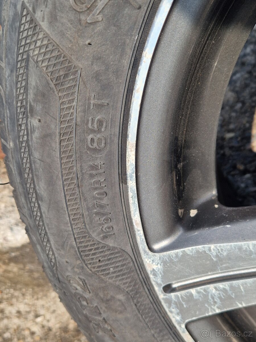 Alu kola na vozík 14" - 5