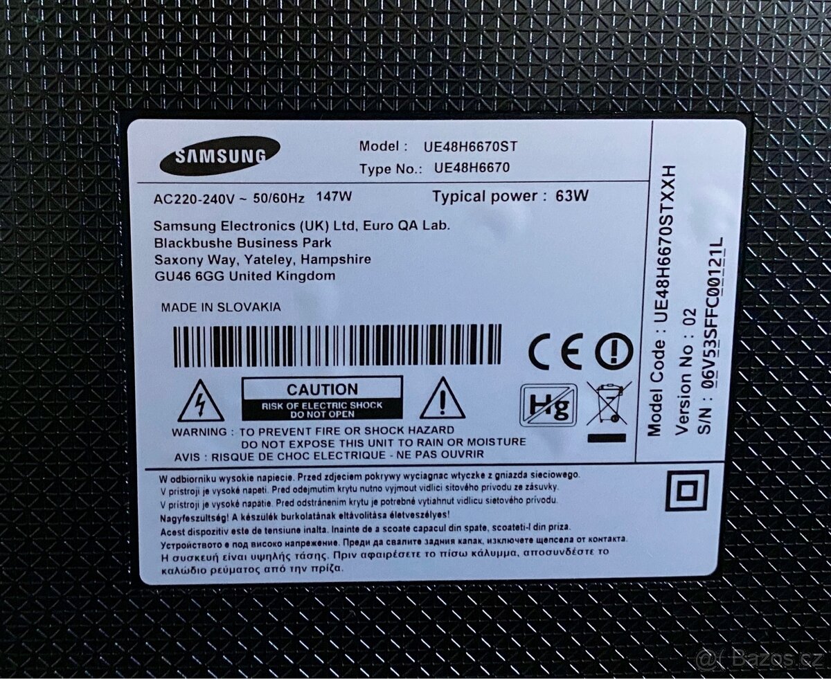 Televize Samsung UE48H6670ST - 5