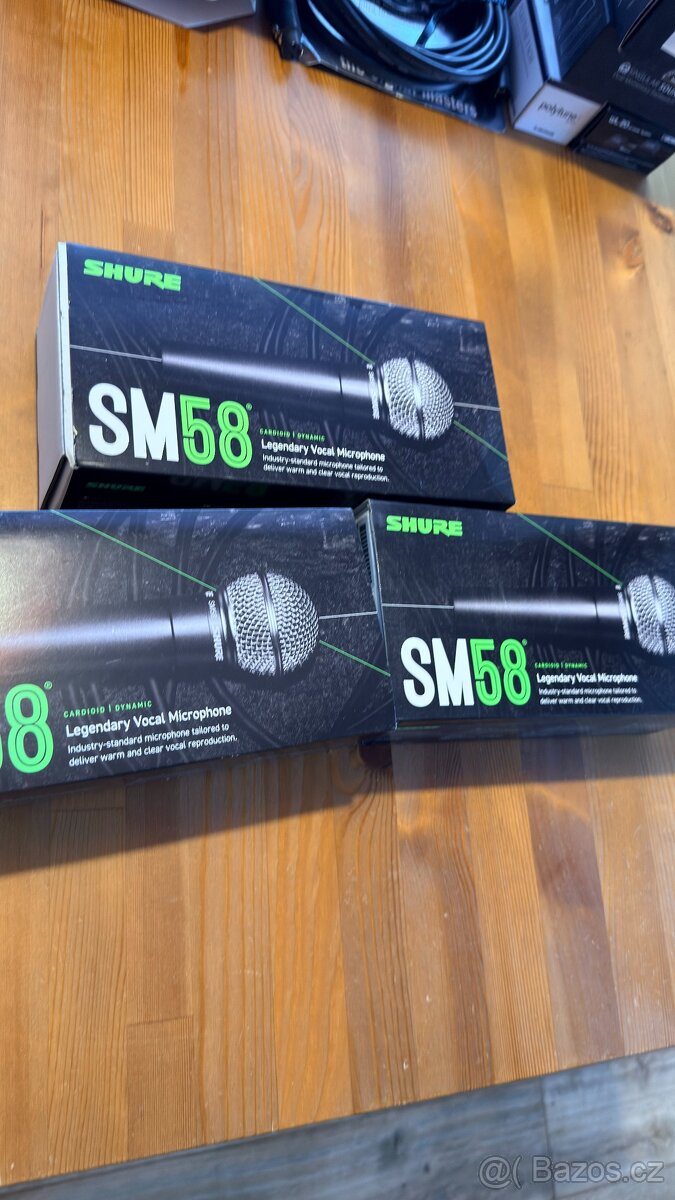 Shure SM58 dynamický, spěvový mikrofon - 5