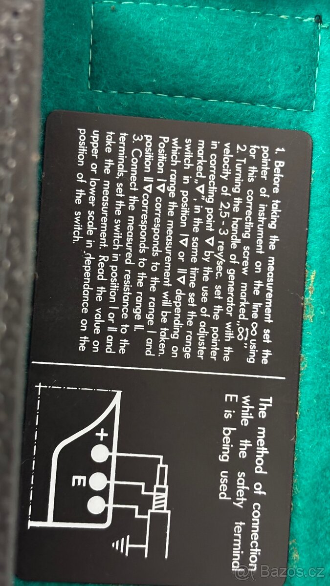 Megmet 5000V měřící přístroj - 5