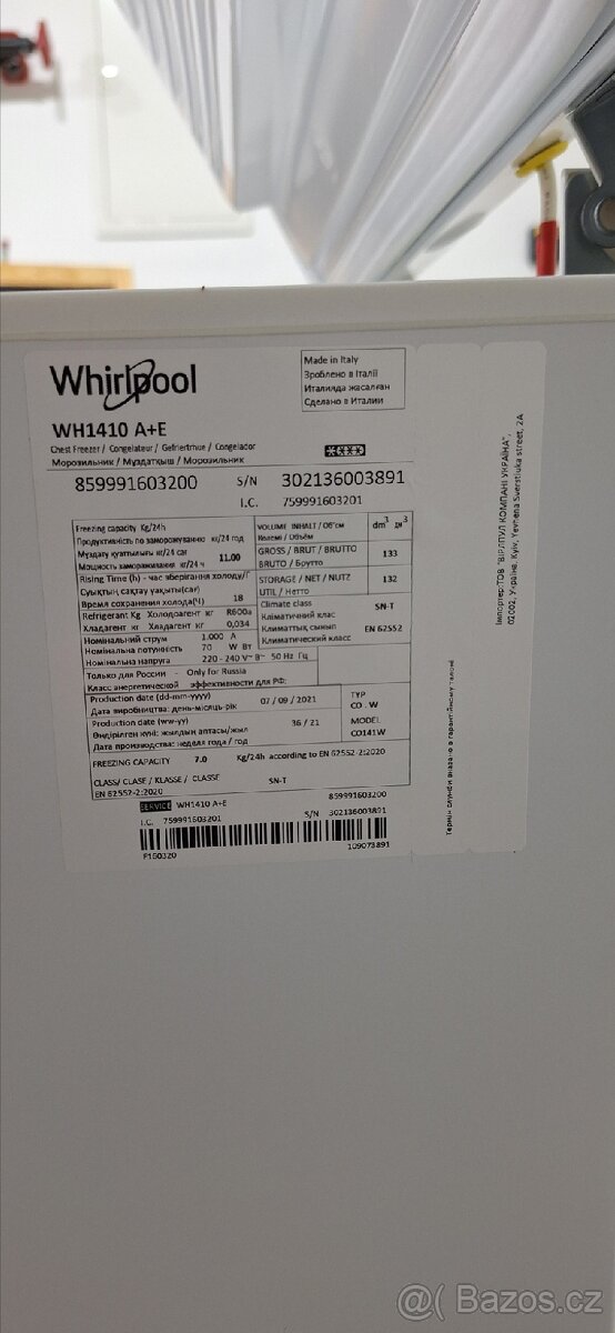 Pultový mrazák - 5