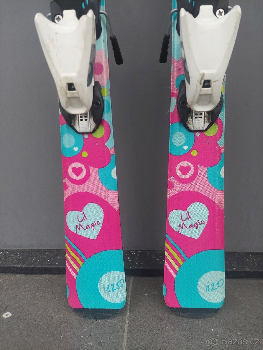 Dívčí lyže ELAN LIL MAGIC, 120 cm + lyžáky NORDICA - 5
