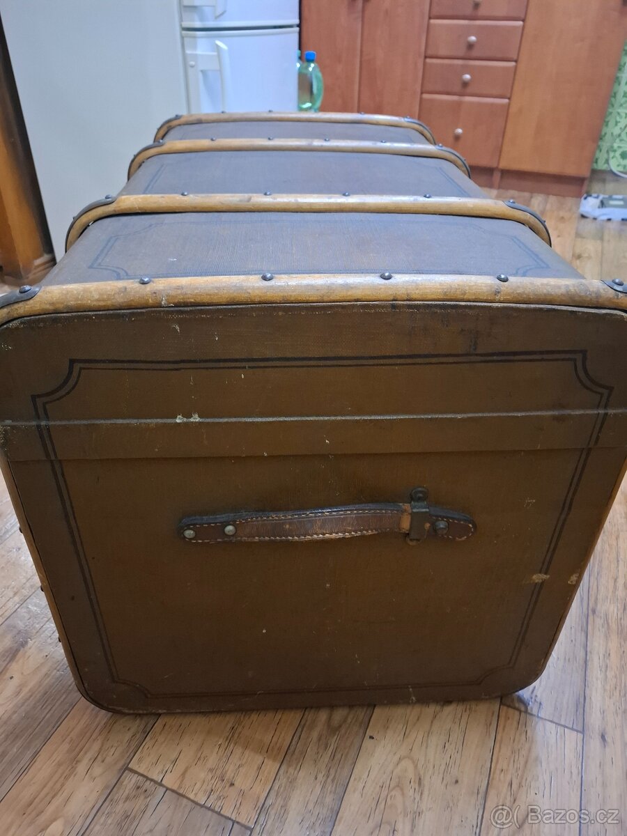 Starožitný lodní kufr - 5