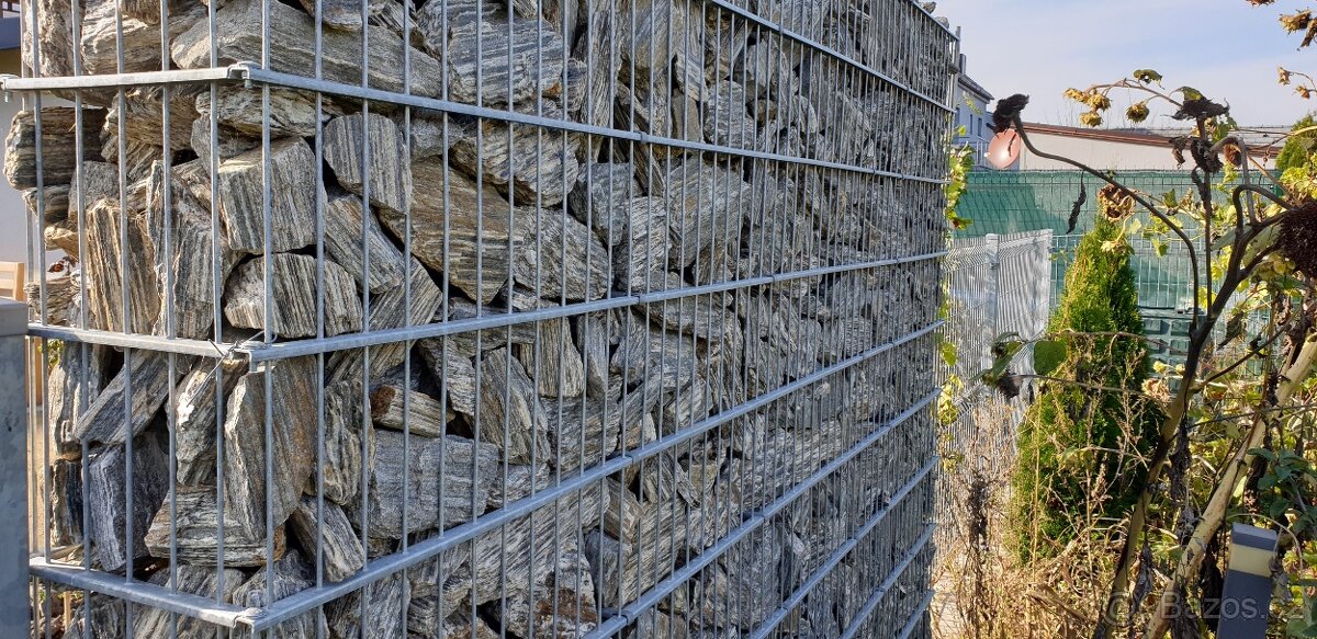AKCE Kámen do gabion plotu- "kamenná kůra","zkamenělé dře - 5