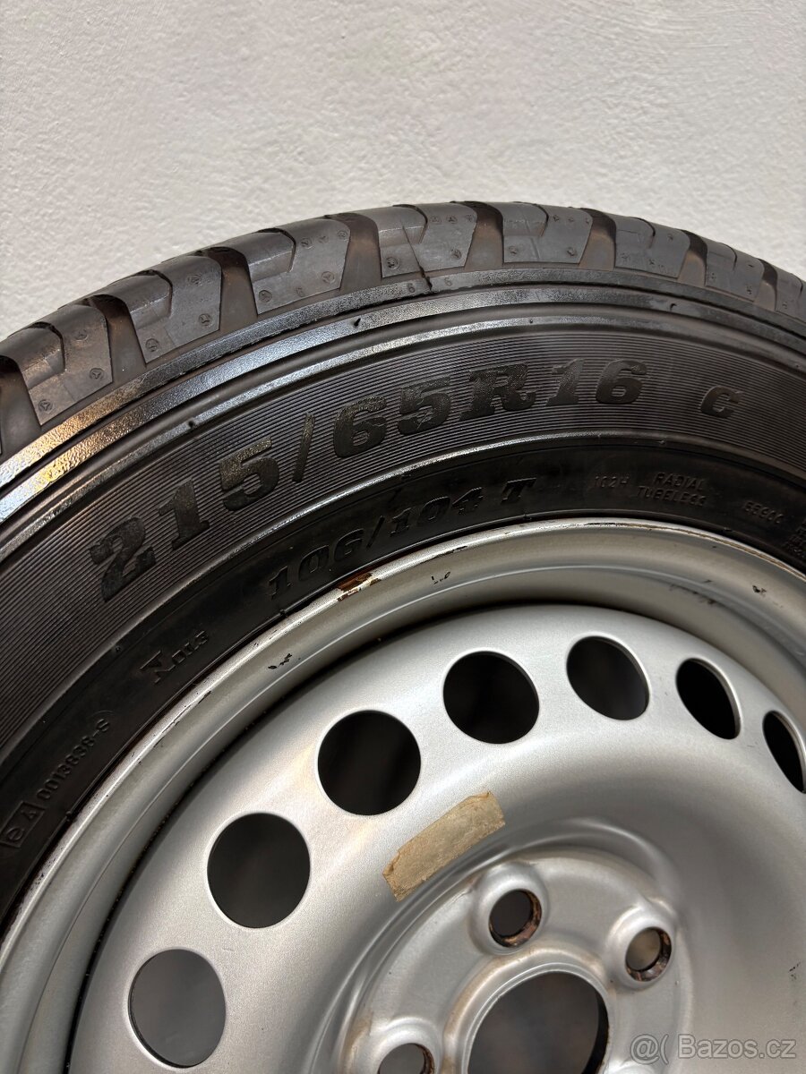 Disky sada Vw T5 T5.1 Dunlop SP LT30-6 215/65/16 8mm - 5