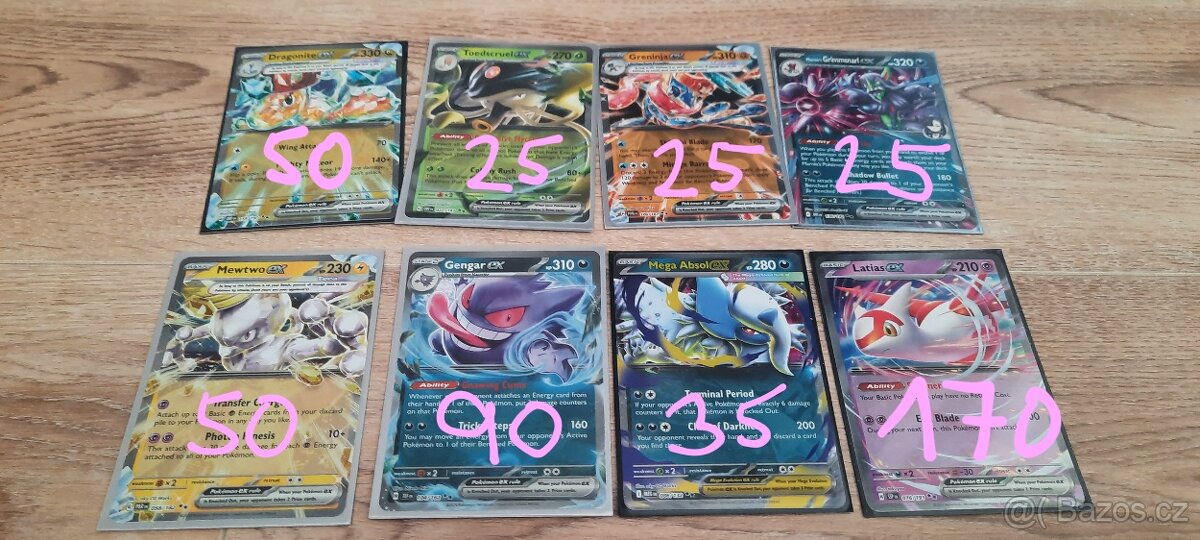Pokémon karty hity + EX - 5