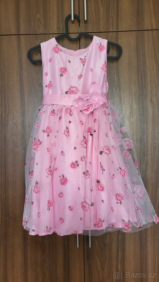 Dívčí šaty vel. do 140 cm, krásné, cena za 6 ks - 5