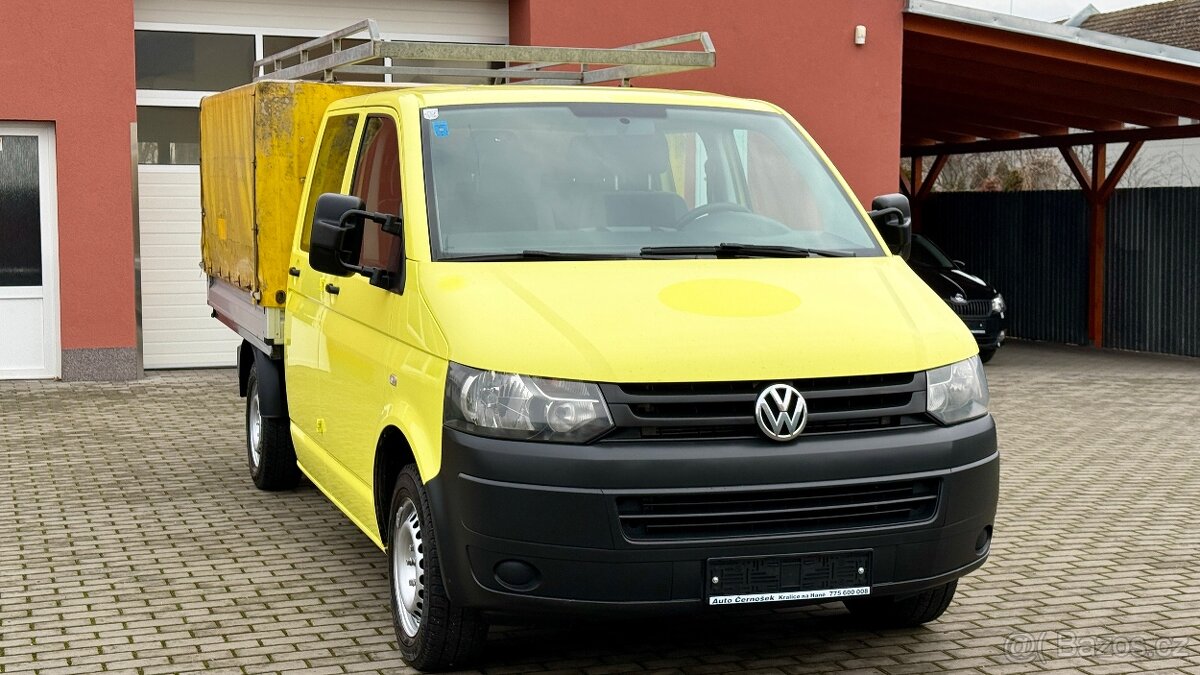Volkswagen Transporter valník /2.0TDi/84kW/KLIMA/6MÍST/DOKA/ - 5