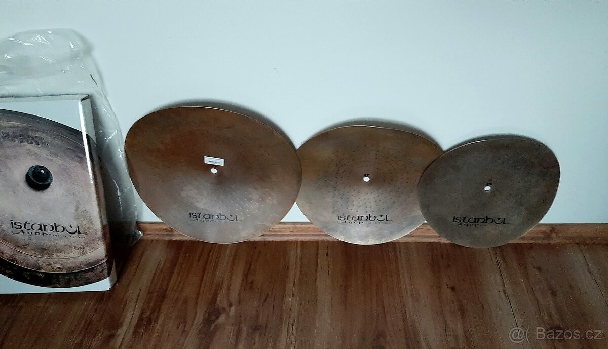 Prodám nový, činel.set- Clap Stack Istanbul Agop 11",13,15 - 5