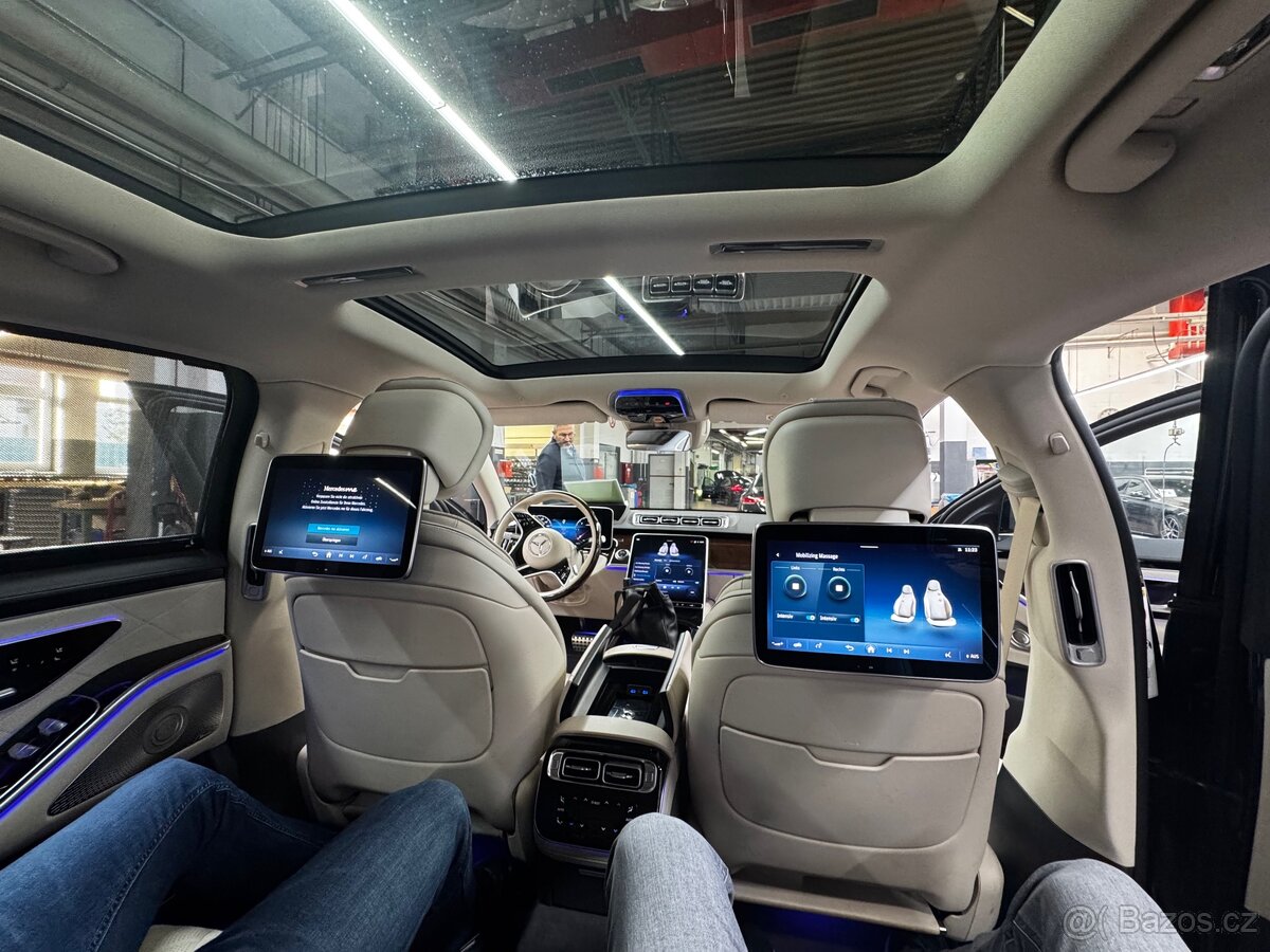 Mercedes S 450d long, 4 matic, natáčecí zadní náprava - 5