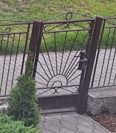 Ocelová branka 130x80 - 5