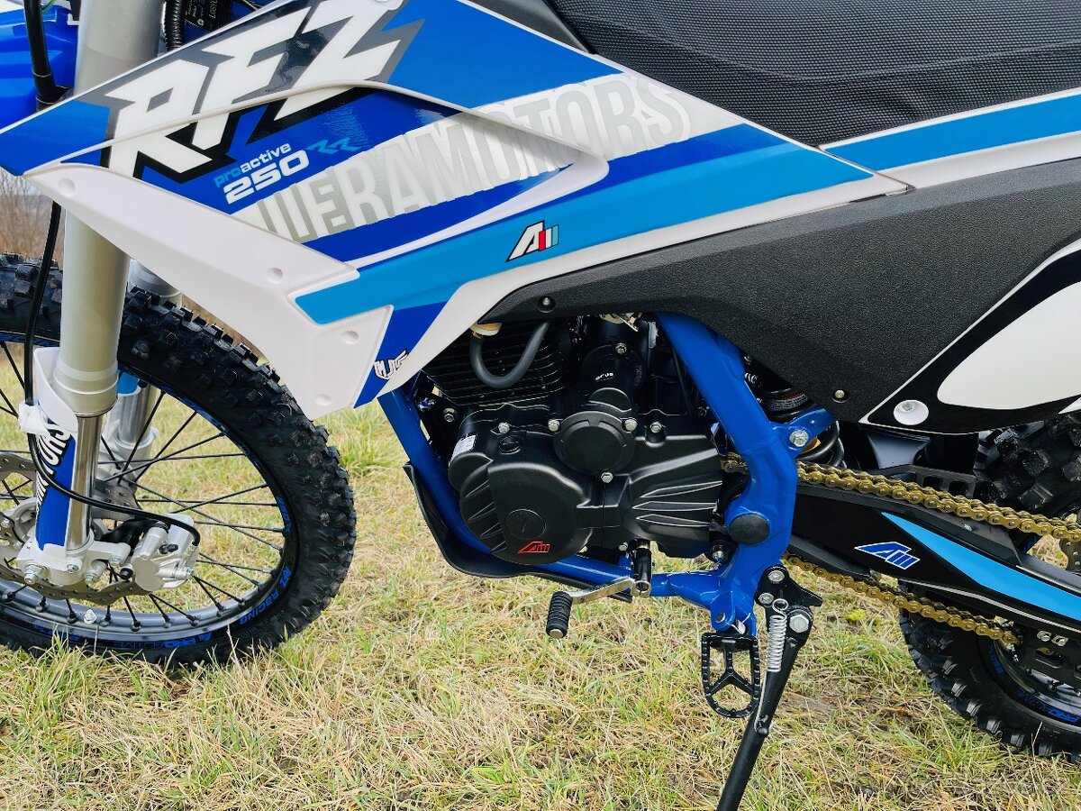 Pitbike Leramotors Thunder 250ccm, 21/18, modrá - 5