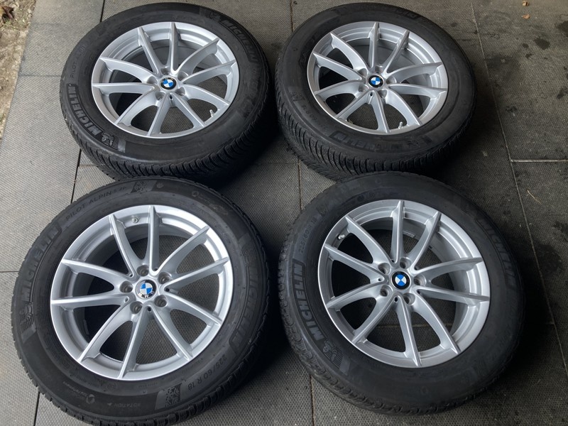 Alu kola BMW X3 G01 18" 5x112 zimní MICHELIN 225/60R18 - 5