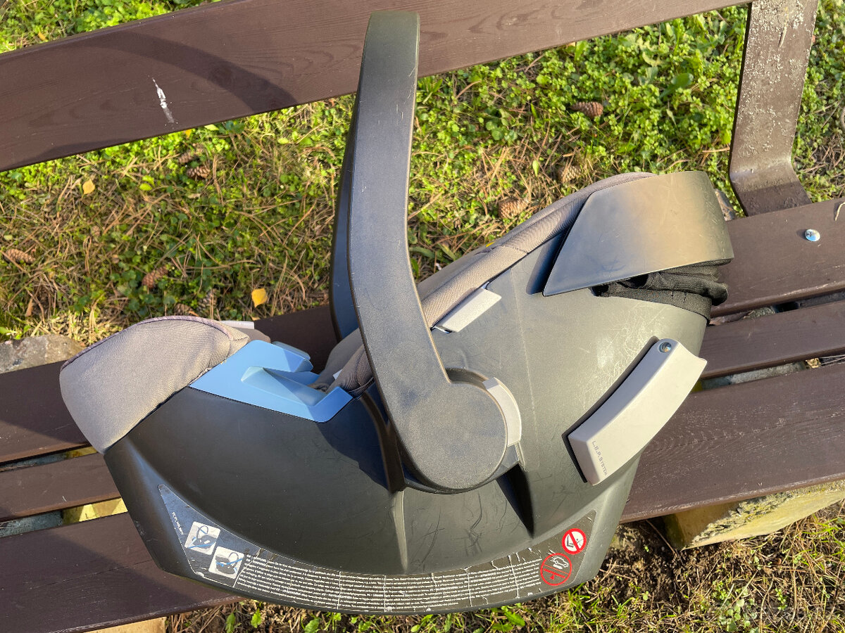 Cybex Aton 5 Manhattan Grey, šedá včetně základny BASE 2-fix - 5