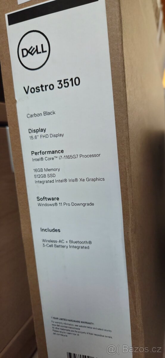 Dell Vostro 3510 i7/16gb/512gb - 5