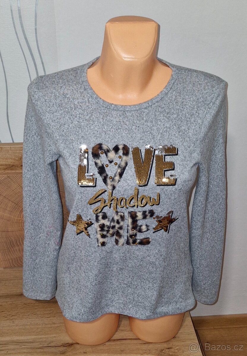 Svetřík s flitry vel.164 - 5