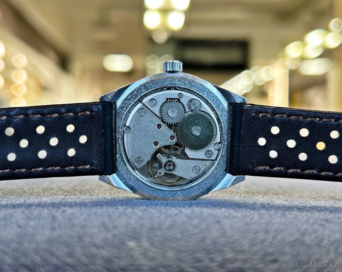 Československé mechanické vintage retro hodinky PRIM TV - 5