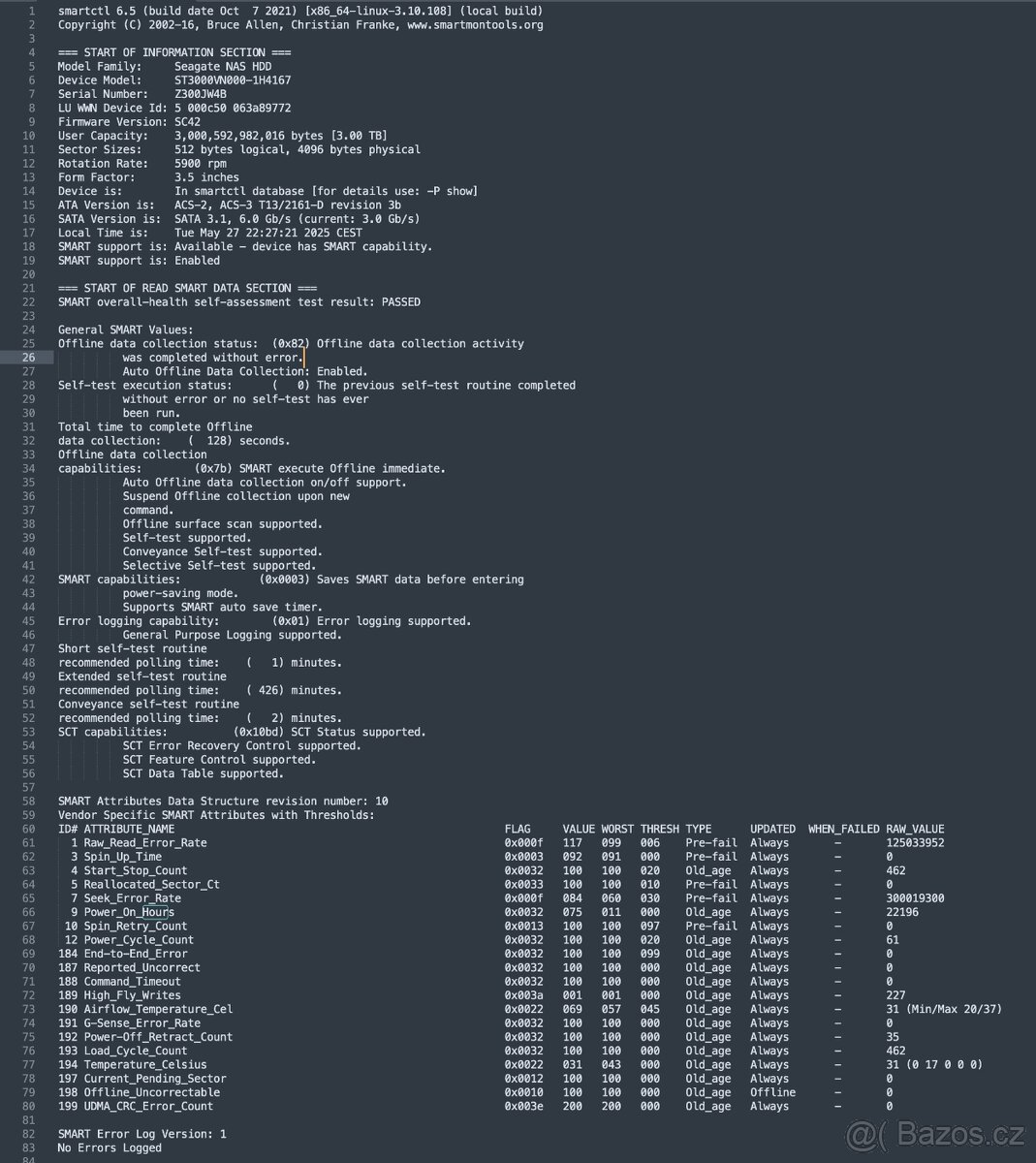 Seagate NAS HDD - 3 TB ST3000VN000 2ks - 5