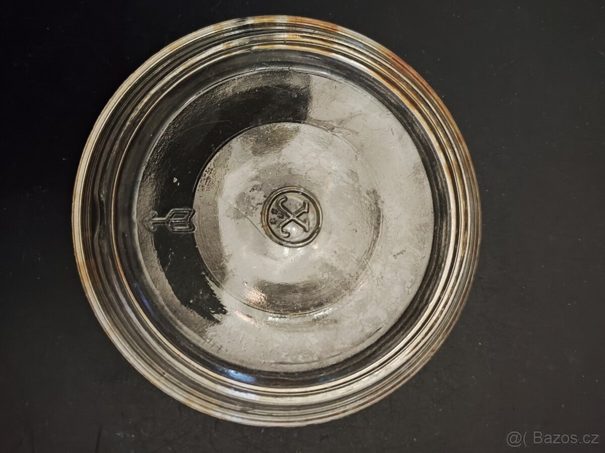 Staré zavařovací sklenice se skleněným víčkem - 5