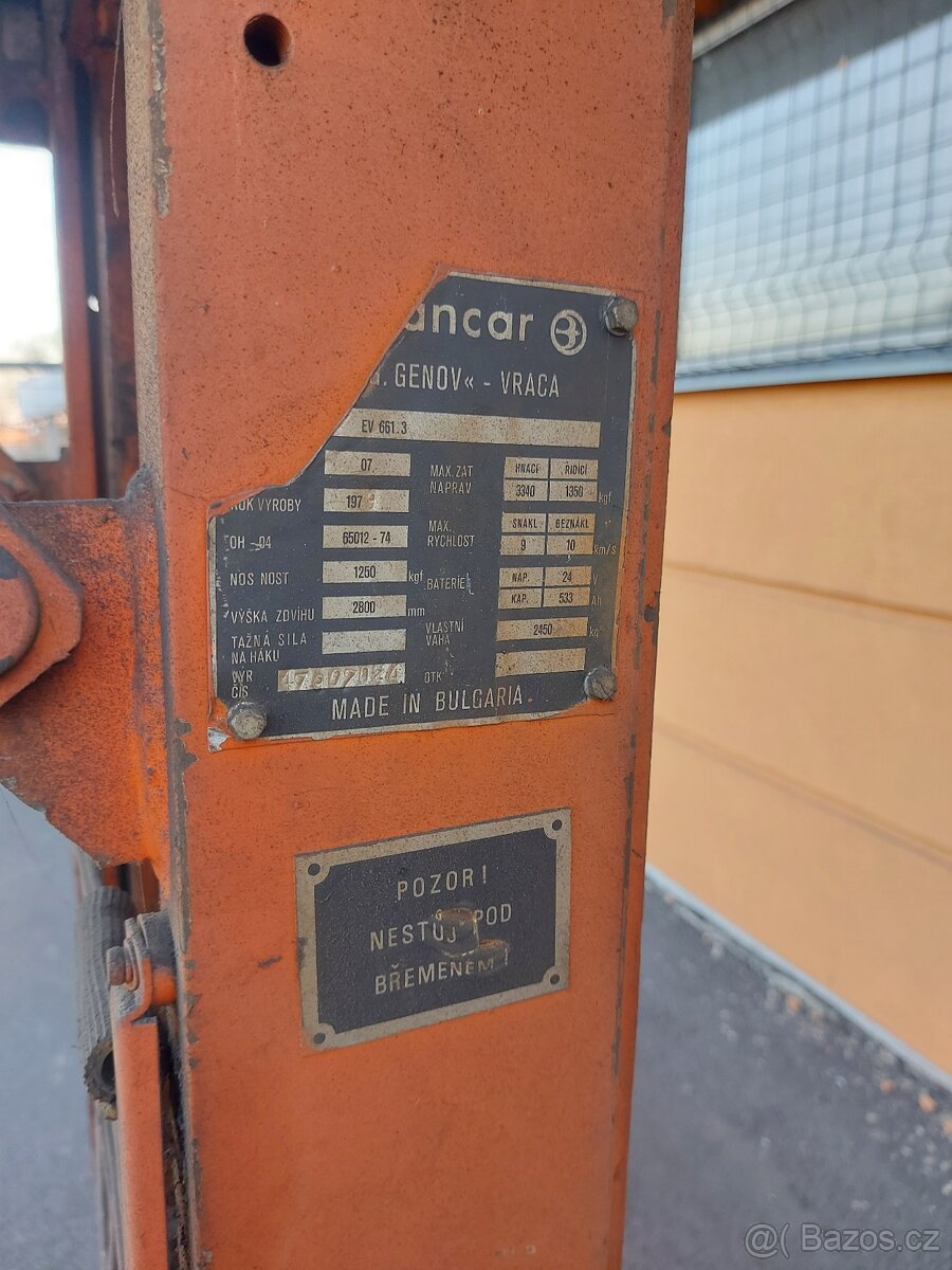 Elektrický vysokozdvižný vozík Balkancar EV 661.3 +Nabíjačka - 5