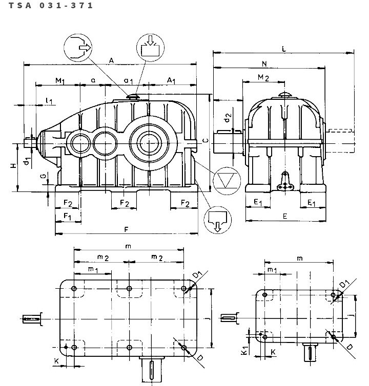 Pomaloběžné elektromotory s převodovkou - 5