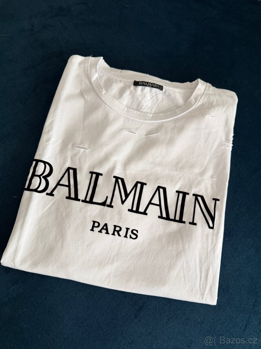 Bílé tričko Balmain - 5