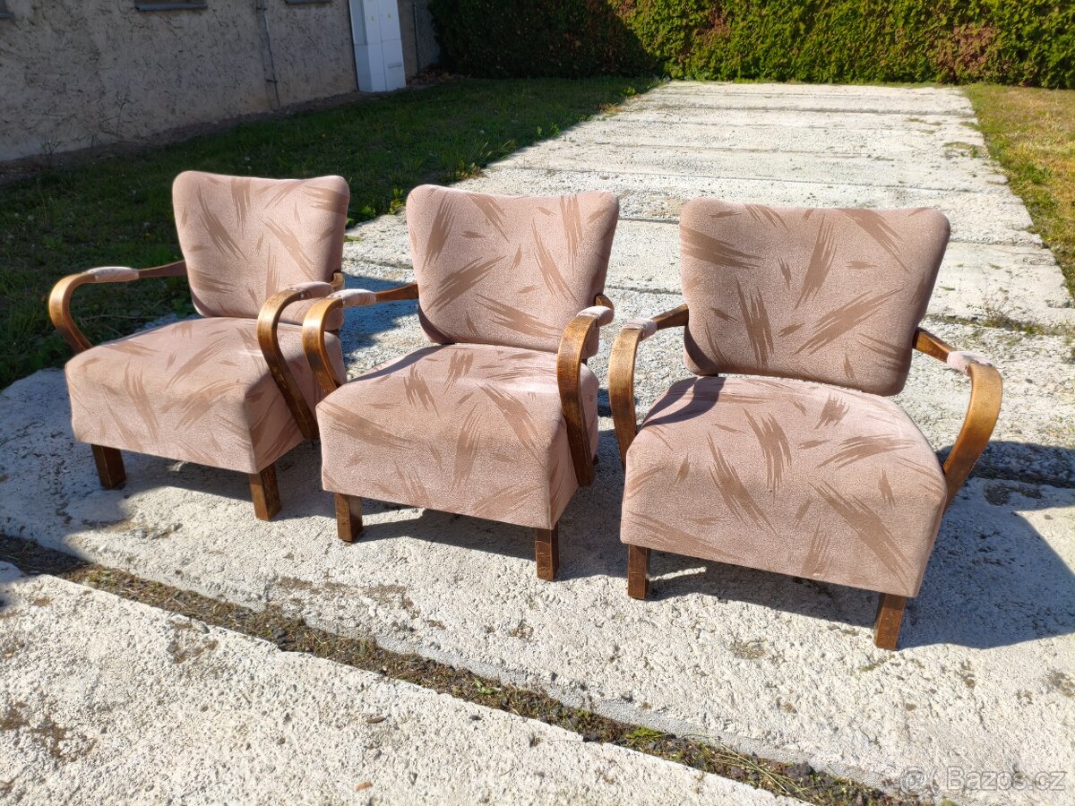 Halabala 3křesla koktejlky,romantiky - 5